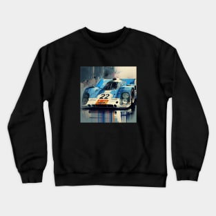 Retro Race Car Crewneck Sweatshirt